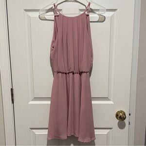 Lush Mauve Casual Dress